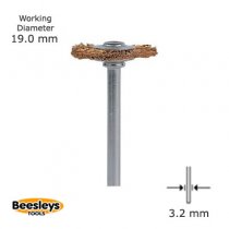Dremel 535 Wheel Shape Brass Brush - Pack of 2